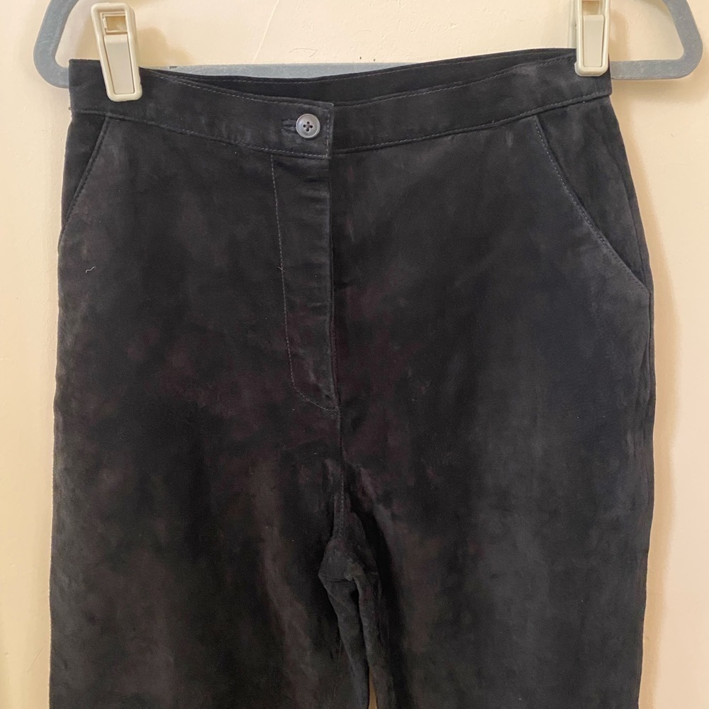 ALFANI WOMENS LEATHER VINTAGE PANTS SIZE 8 - Picture 4 of 8